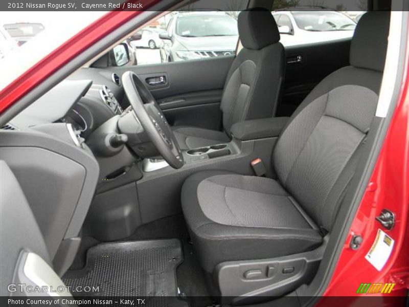 Cayenne Red / Black 2012 Nissan Rogue SV