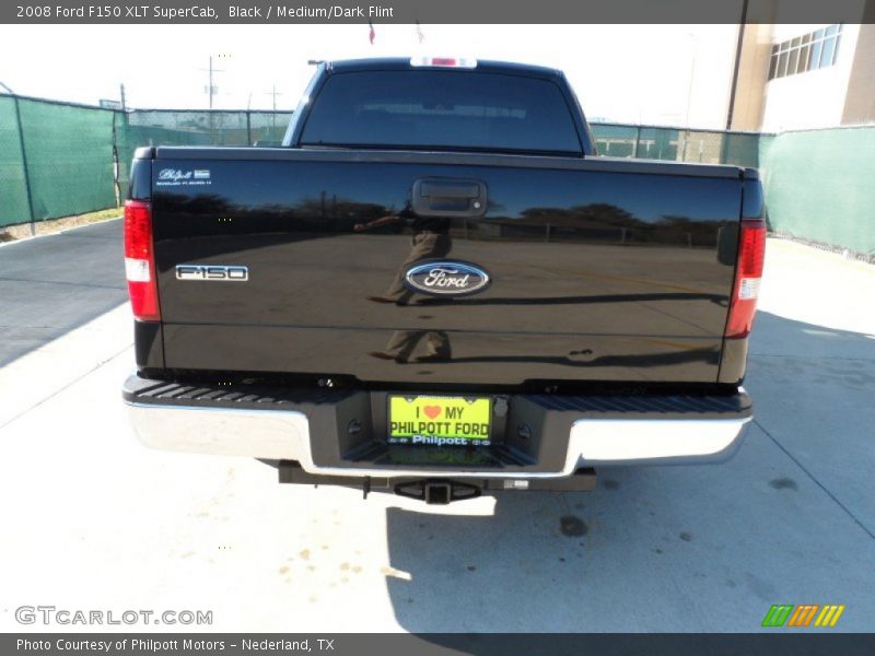 Black / Medium/Dark Flint 2008 Ford F150 XLT SuperCab