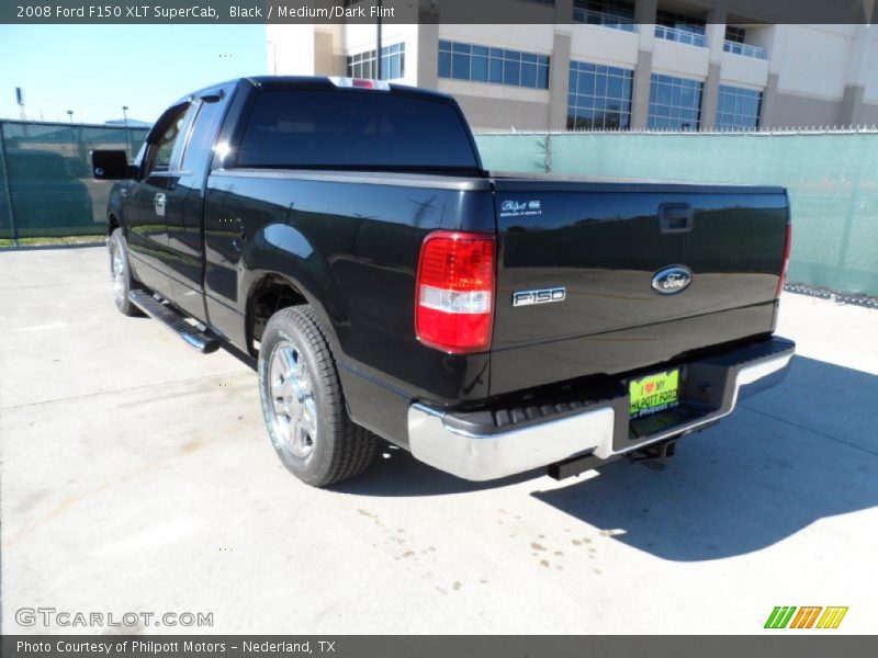 Black / Medium/Dark Flint 2008 Ford F150 XLT SuperCab