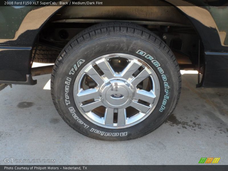 Black / Medium/Dark Flint 2008 Ford F150 XLT SuperCab