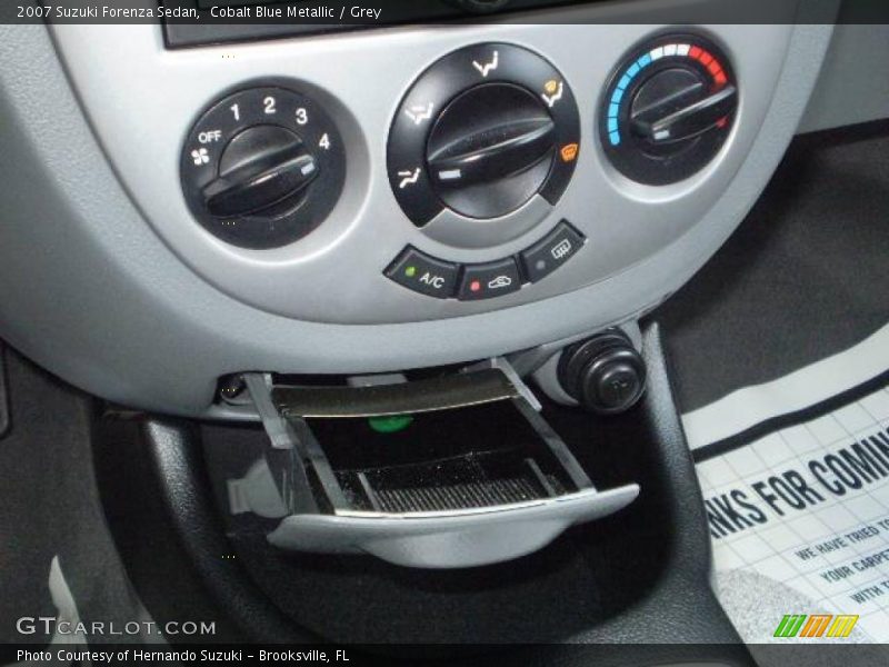 Cobalt Blue Metallic / Grey 2007 Suzuki Forenza Sedan