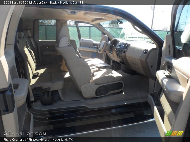 Black / Medium/Dark Flint 2008 Ford F150 XLT SuperCab