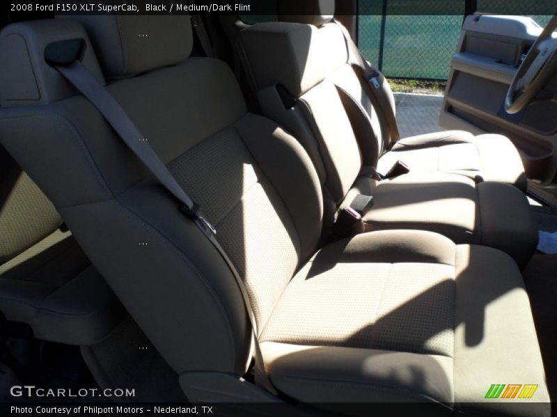 Black / Medium/Dark Flint 2008 Ford F150 XLT SuperCab