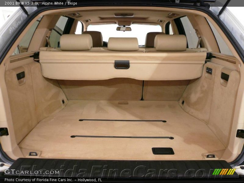 Alpine White / Beige 2001 BMW X5 3.0i