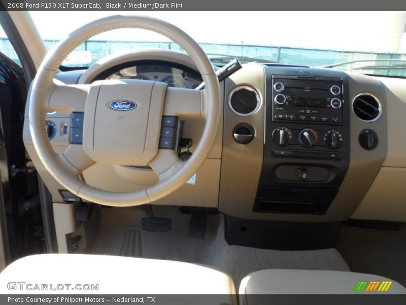 Black / Medium/Dark Flint 2008 Ford F150 XLT SuperCab