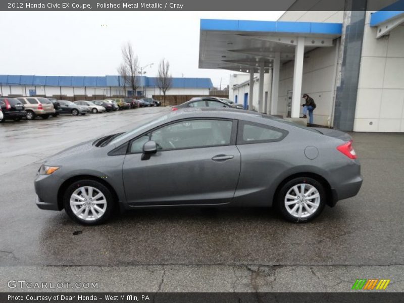Polished Metal Metallic / Gray 2012 Honda Civic EX Coupe