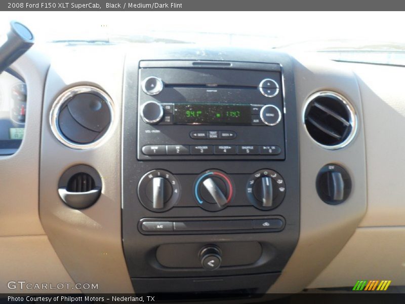Black / Medium/Dark Flint 2008 Ford F150 XLT SuperCab