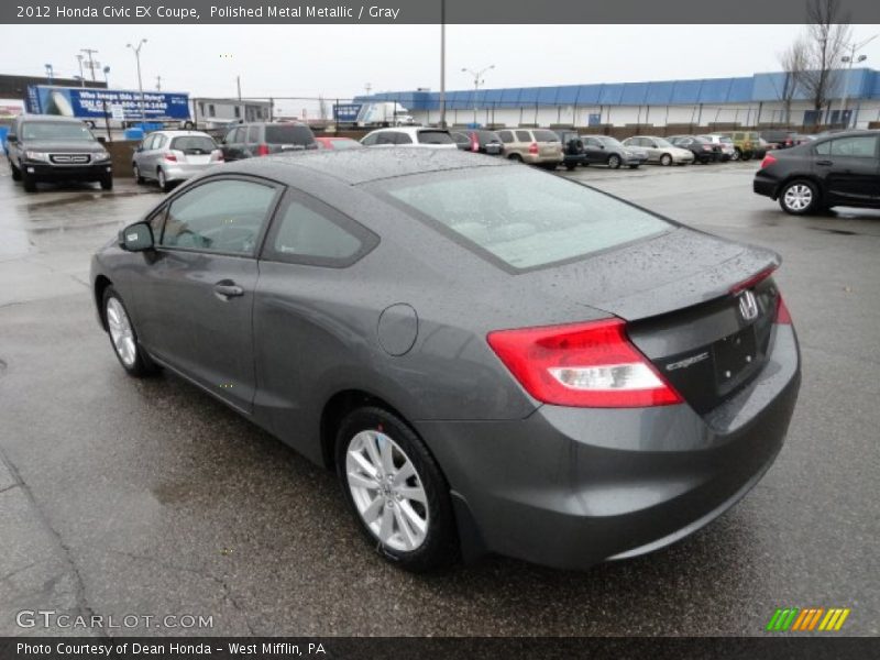 Polished Metal Metallic / Gray 2012 Honda Civic EX Coupe