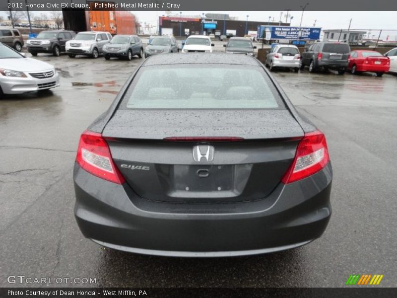 Polished Metal Metallic / Gray 2012 Honda Civic EX Coupe