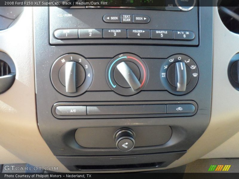 Black / Medium/Dark Flint 2008 Ford F150 XLT SuperCab