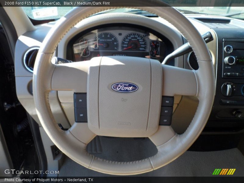 Black / Medium/Dark Flint 2008 Ford F150 XLT SuperCab