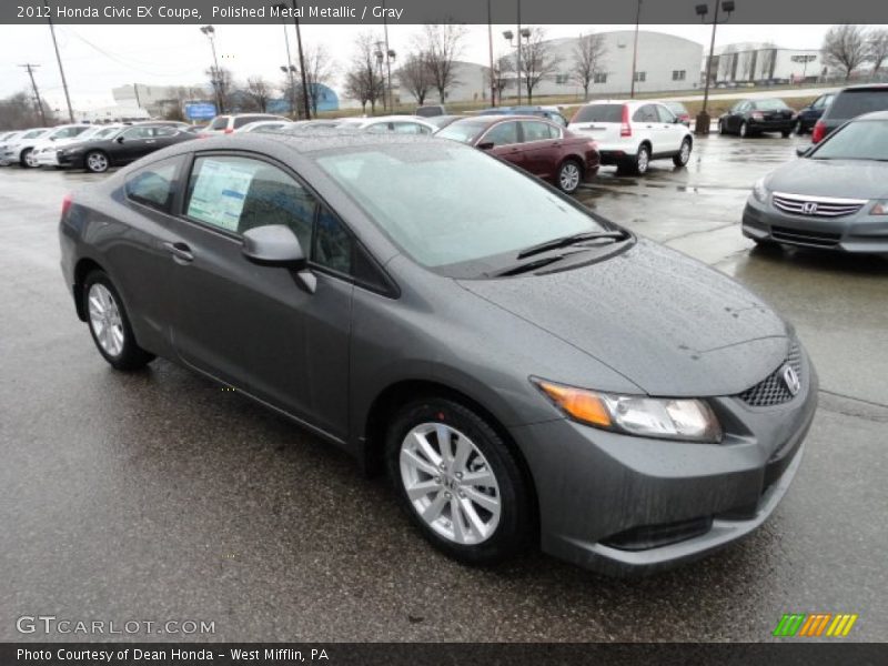 Polished Metal Metallic / Gray 2012 Honda Civic EX Coupe