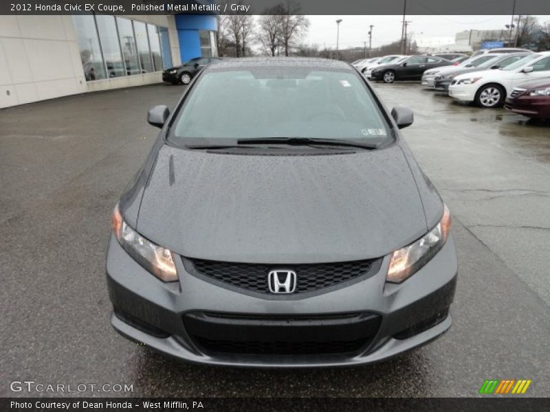 Polished Metal Metallic / Gray 2012 Honda Civic EX Coupe