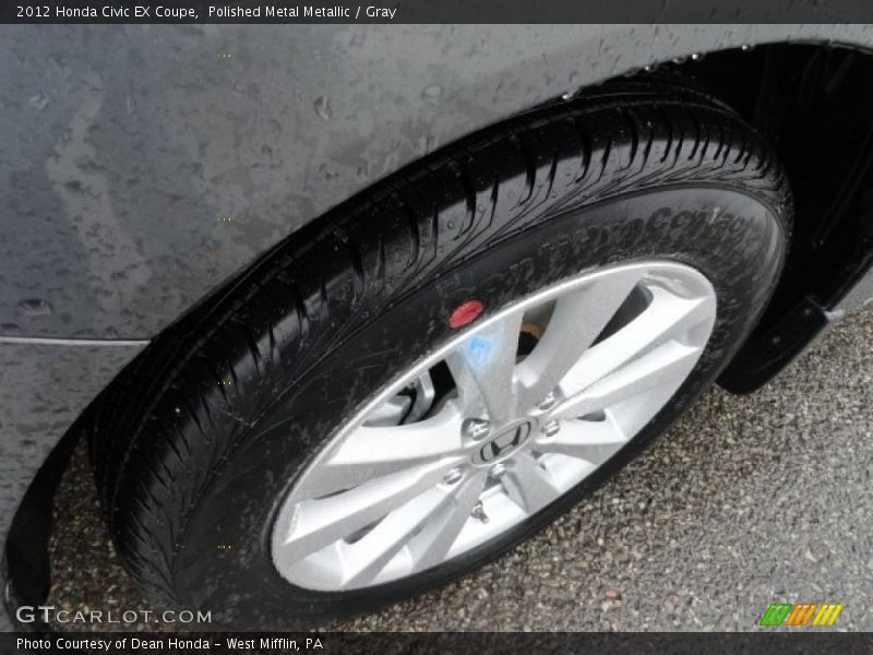 Polished Metal Metallic / Gray 2012 Honda Civic EX Coupe