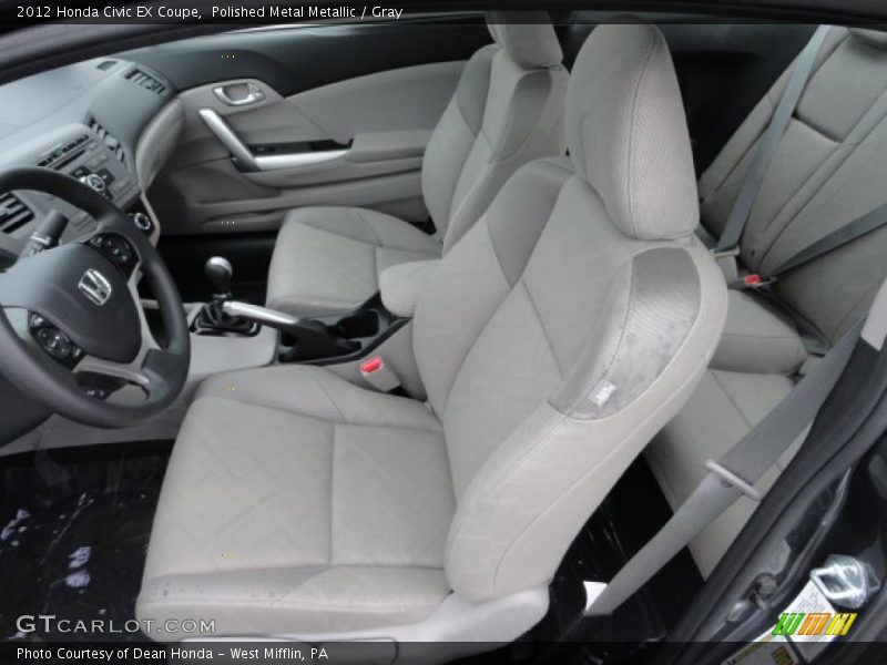 Front Seat of 2012 Civic EX Coupe