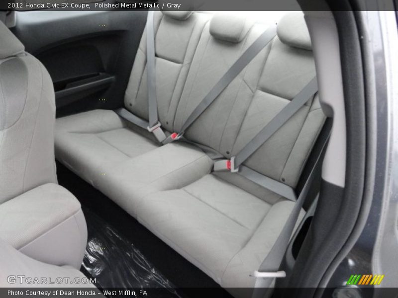 Rear Seat of 2012 Civic EX Coupe