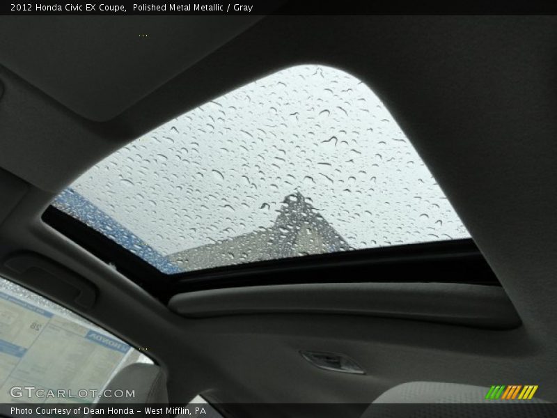Polished Metal Metallic / Gray 2012 Honda Civic EX Coupe