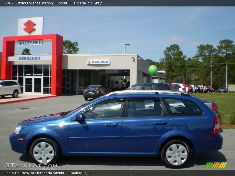Cobalt Blue Metallic / Grey 2007 Suzuki Forenza Wagon