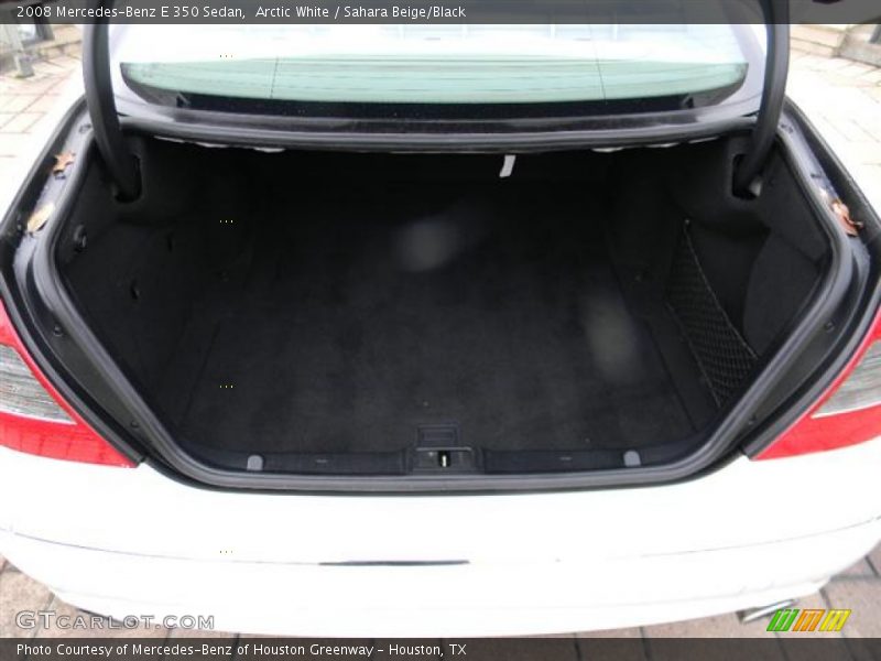 Arctic White / Sahara Beige/Black 2008 Mercedes-Benz E 350 Sedan