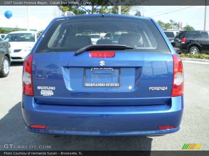 Cobalt Blue Metallic / Grey 2007 Suzuki Forenza Wagon