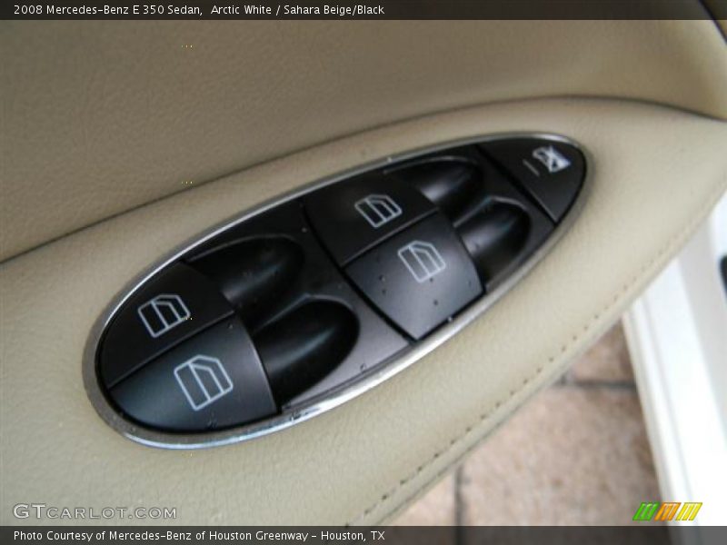 Arctic White / Sahara Beige/Black 2008 Mercedes-Benz E 350 Sedan