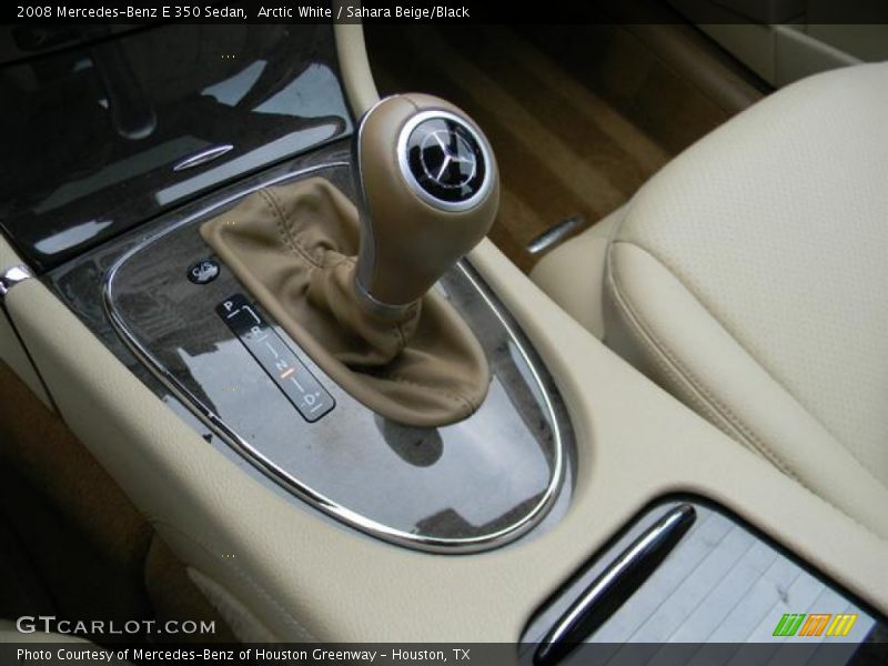 Arctic White / Sahara Beige/Black 2008 Mercedes-Benz E 350 Sedan