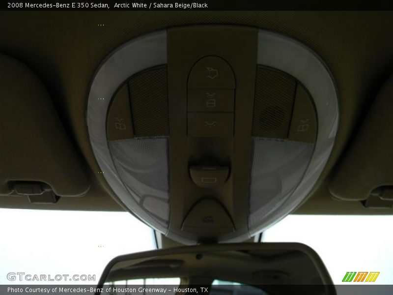 Arctic White / Sahara Beige/Black 2008 Mercedes-Benz E 350 Sedan