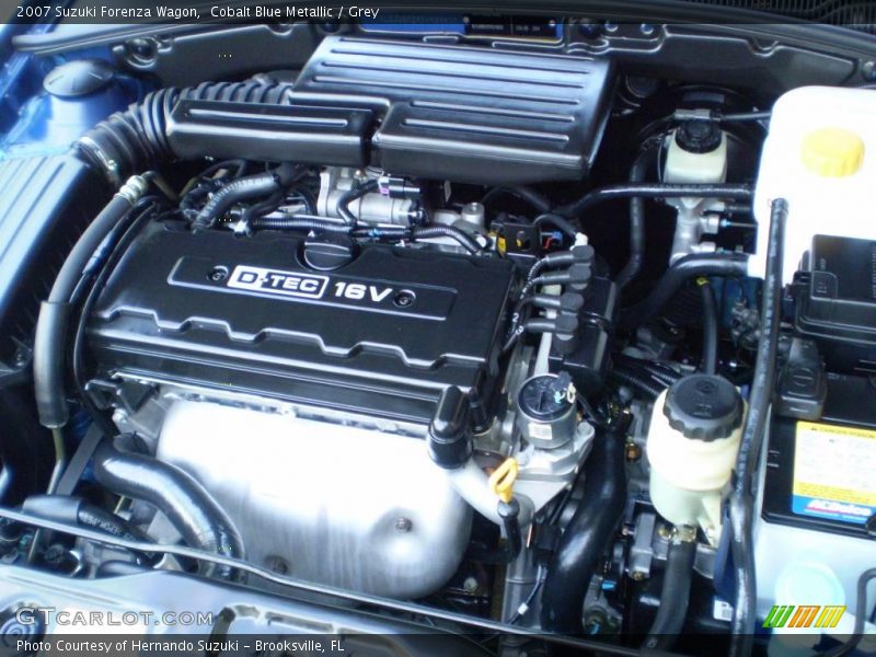 Cobalt Blue Metallic / Grey 2007 Suzuki Forenza Wagon
