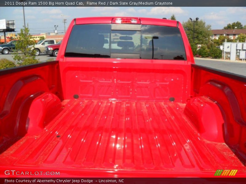 Flame Red / Dark Slate Gray/Medium Graystone 2011 Dodge Ram 1500 Big Horn Quad Cab