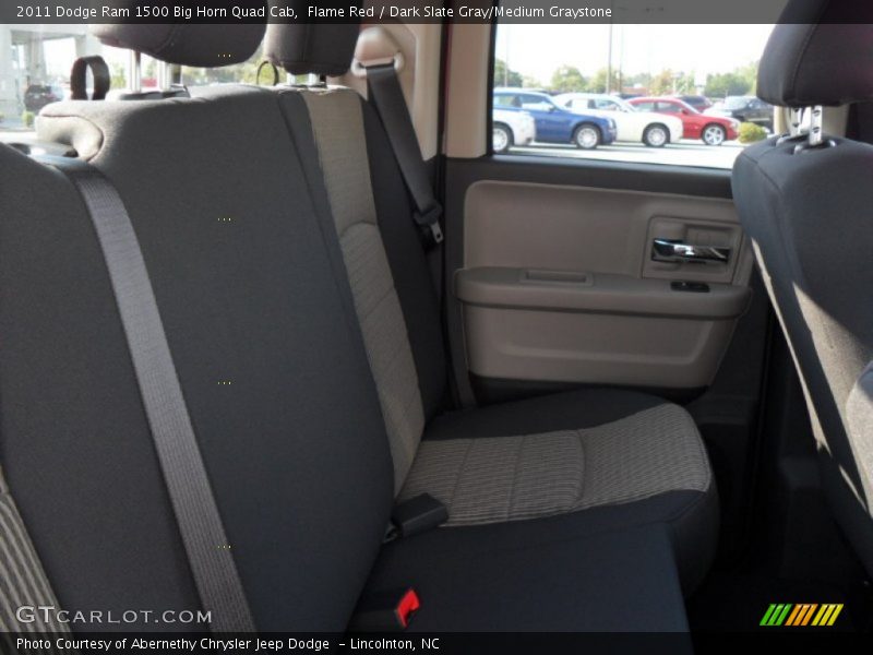 Flame Red / Dark Slate Gray/Medium Graystone 2011 Dodge Ram 1500 Big Horn Quad Cab