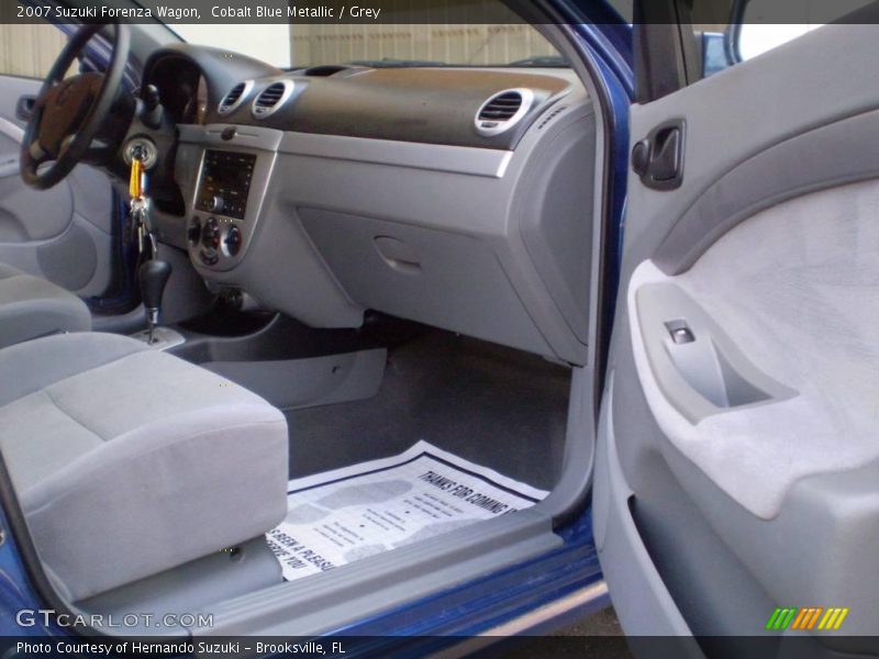 Cobalt Blue Metallic / Grey 2007 Suzuki Forenza Wagon