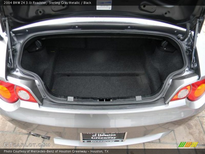 Sterling Gray Metallic / Black 2004 BMW Z4 3.0i Roadster
