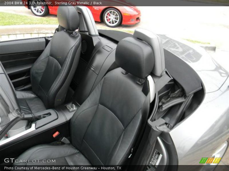 Sterling Gray Metallic / Black 2004 BMW Z4 3.0i Roadster