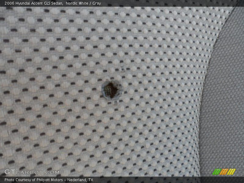 Nordic White / Gray 2006 Hyundai Accent GLS Sedan