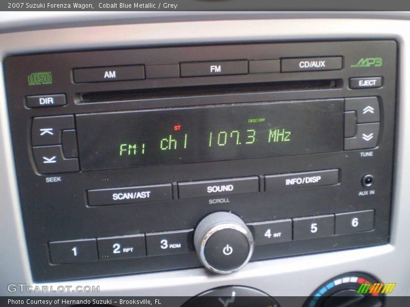 Cobalt Blue Metallic / Grey 2007 Suzuki Forenza Wagon