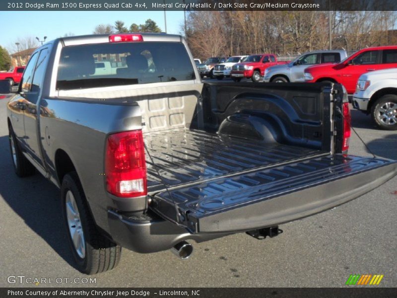 Mineral Gray Metallic / Dark Slate Gray/Medium Graystone 2012 Dodge Ram 1500 Express Quad Cab 4x4