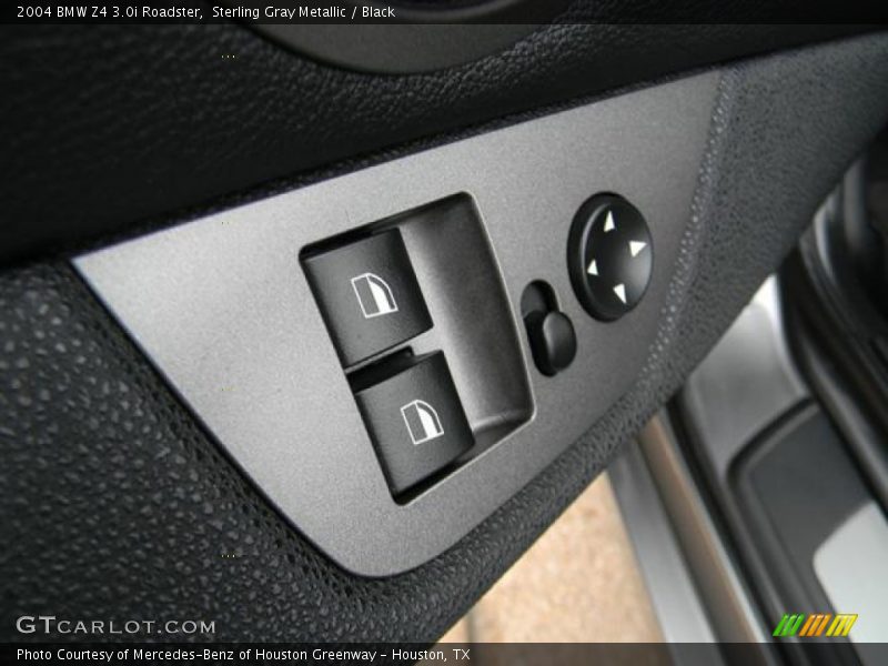 Sterling Gray Metallic / Black 2004 BMW Z4 3.0i Roadster
