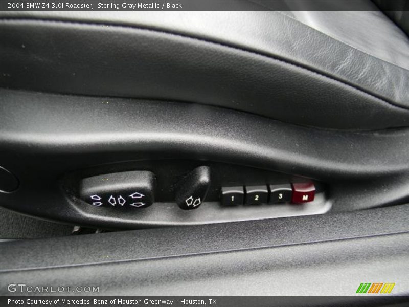 Sterling Gray Metallic / Black 2004 BMW Z4 3.0i Roadster