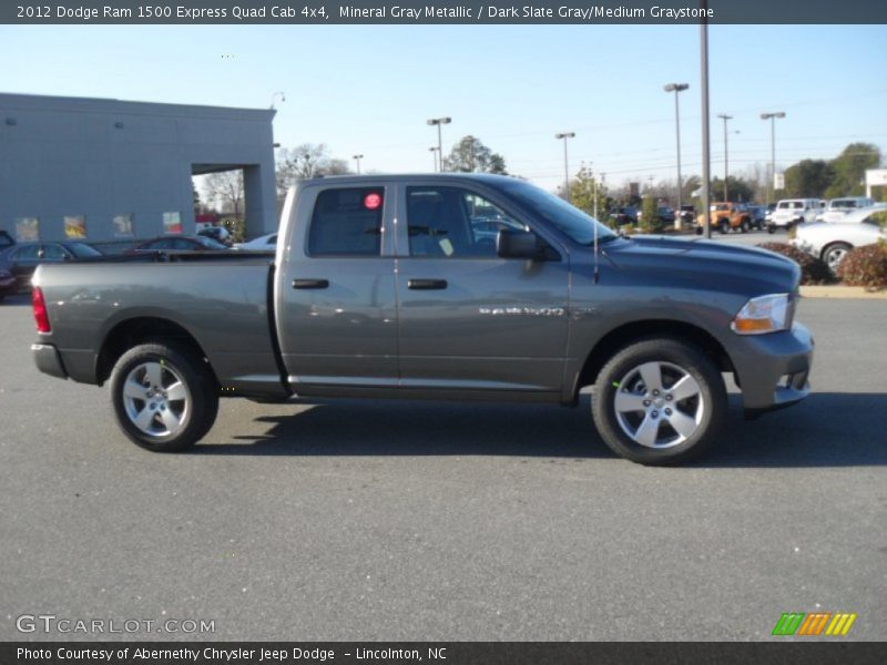Mineral Gray Metallic / Dark Slate Gray/Medium Graystone 2012 Dodge Ram 1500 Express Quad Cab 4x4