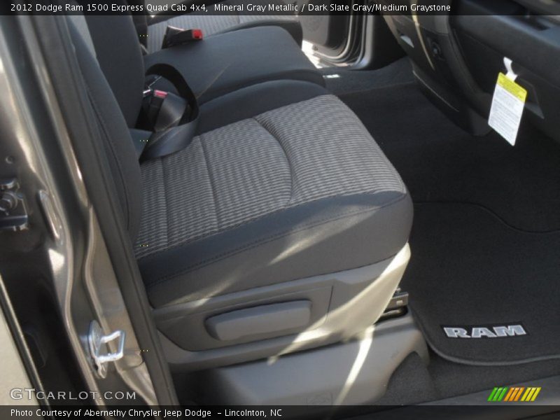 Mineral Gray Metallic / Dark Slate Gray/Medium Graystone 2012 Dodge Ram 1500 Express Quad Cab 4x4