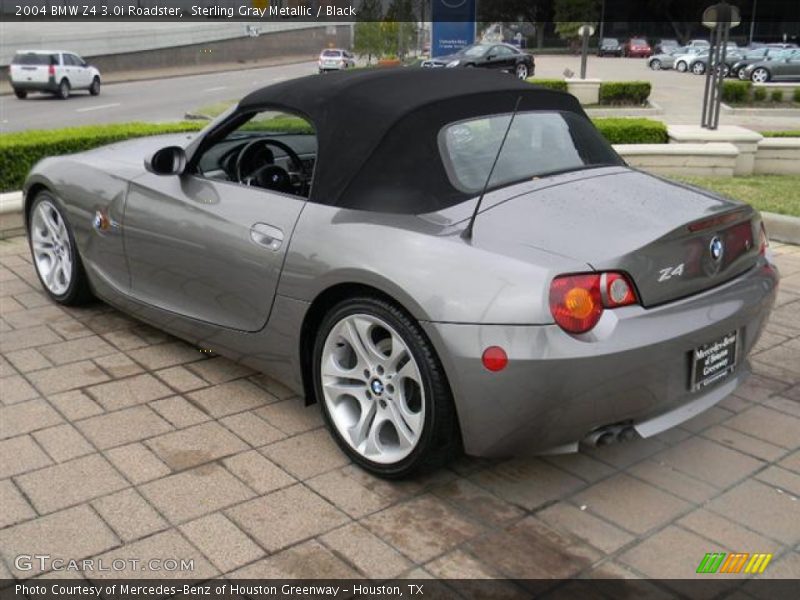 Sterling Gray Metallic / Black 2004 BMW Z4 3.0i Roadster