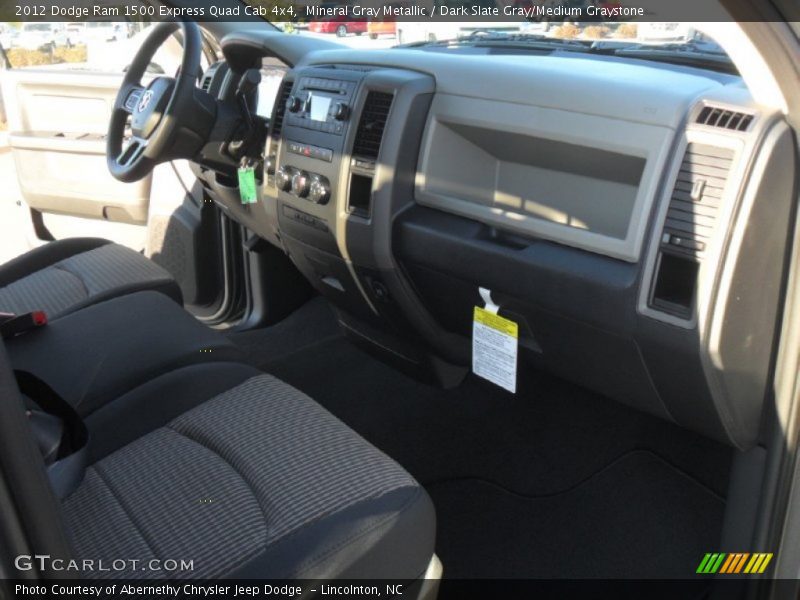 Mineral Gray Metallic / Dark Slate Gray/Medium Graystone 2012 Dodge Ram 1500 Express Quad Cab 4x4