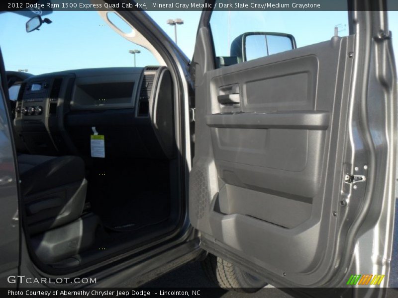 Mineral Gray Metallic / Dark Slate Gray/Medium Graystone 2012 Dodge Ram 1500 Express Quad Cab 4x4