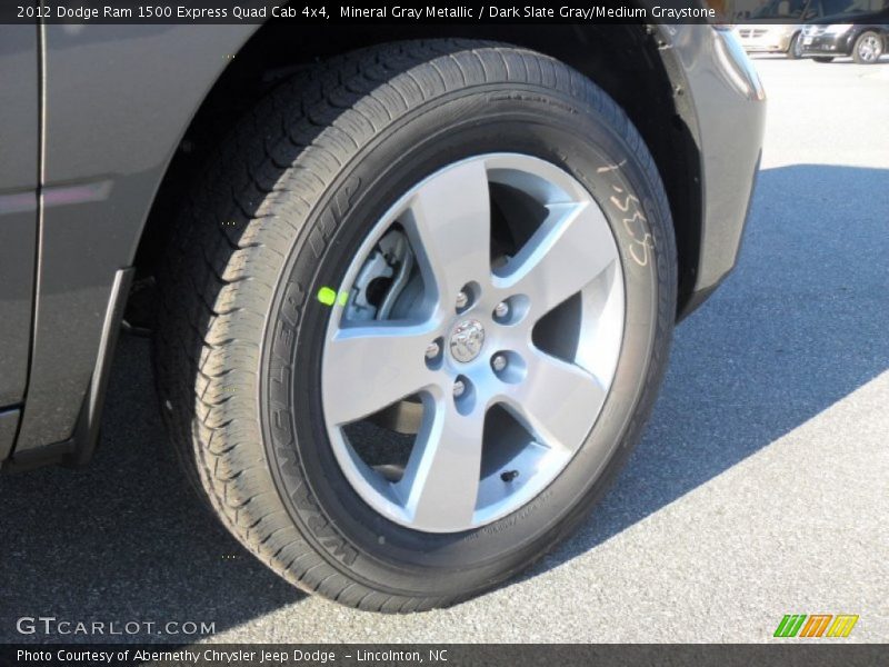 Mineral Gray Metallic / Dark Slate Gray/Medium Graystone 2012 Dodge Ram 1500 Express Quad Cab 4x4