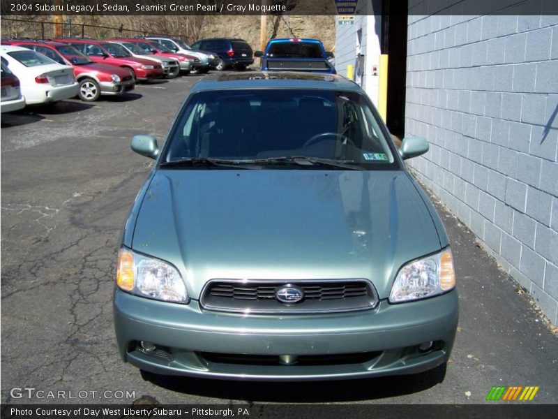 Seamist Green Pearl / Gray Moquette 2004 Subaru Legacy L Sedan