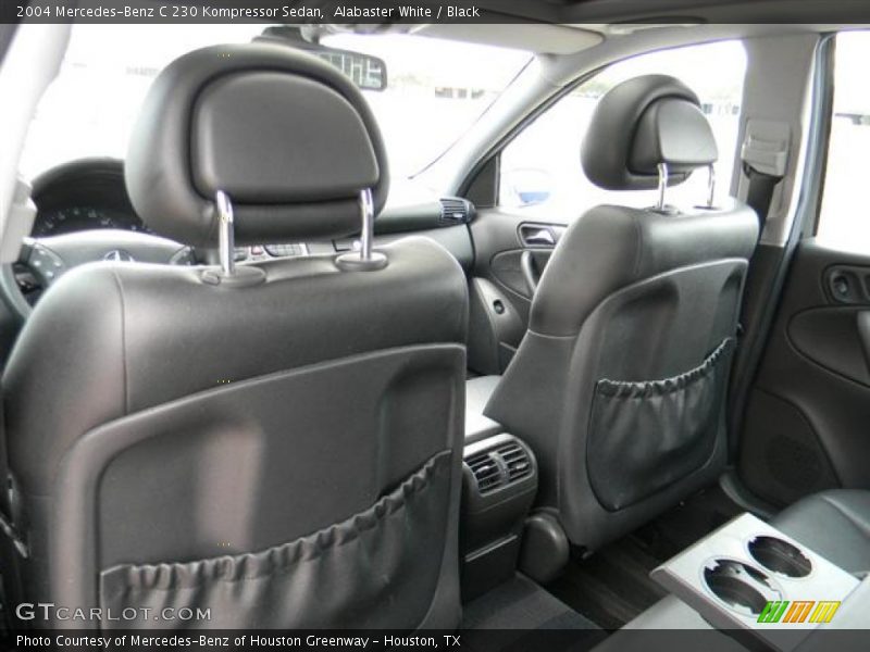 Alabaster White / Black 2004 Mercedes-Benz C 230 Kompressor Sedan