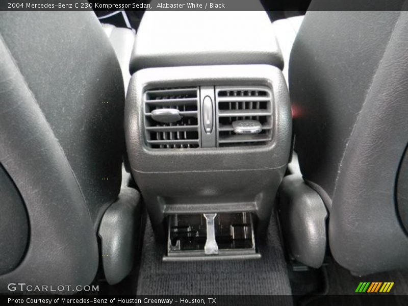 Alabaster White / Black 2004 Mercedes-Benz C 230 Kompressor Sedan