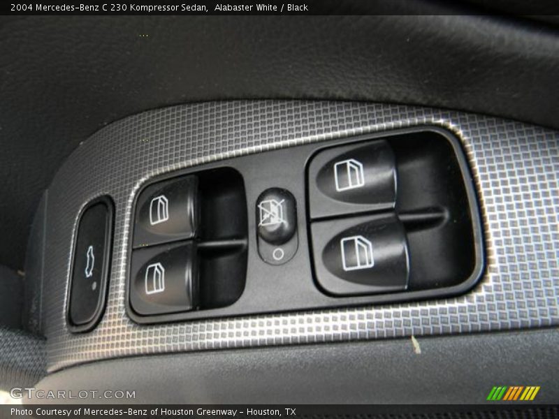 Alabaster White / Black 2004 Mercedes-Benz C 230 Kompressor Sedan