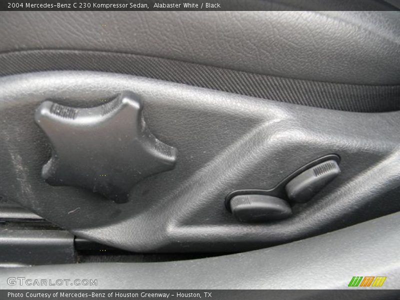 Alabaster White / Black 2004 Mercedes-Benz C 230 Kompressor Sedan