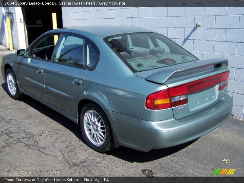 Seamist Green Pearl / Gray Moquette 2004 Subaru Legacy L Sedan